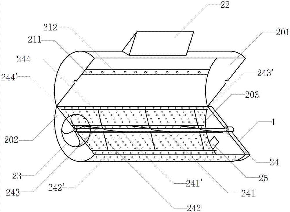 Efficient snake gourd fruit seed cleaning and separating device