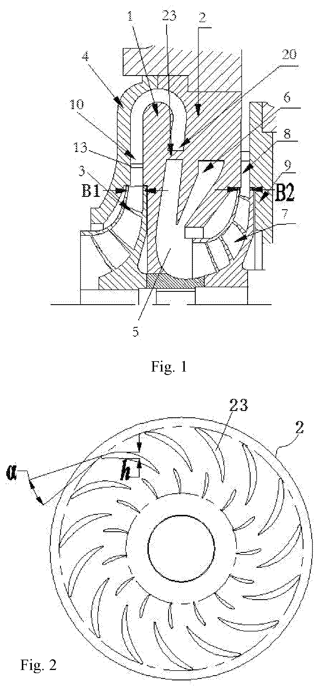 Integrated Structure of Refluxer and Pressure Diffuser, and Centrifugal Compressor