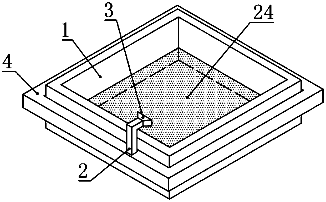 Three-dimensional water-saving planting frame for medicinal materials