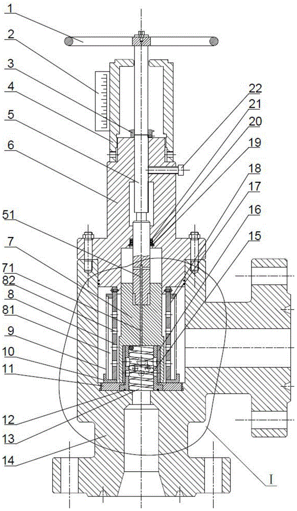 Cage sleeve type throttle valve