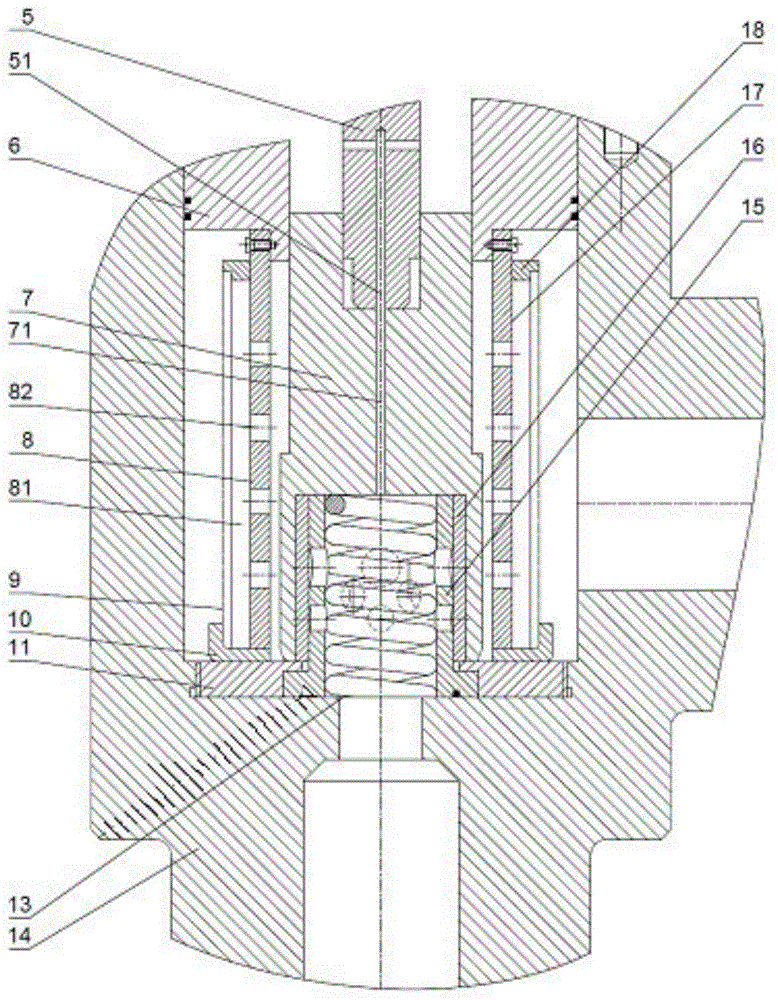 Cage sleeve type throttle valve