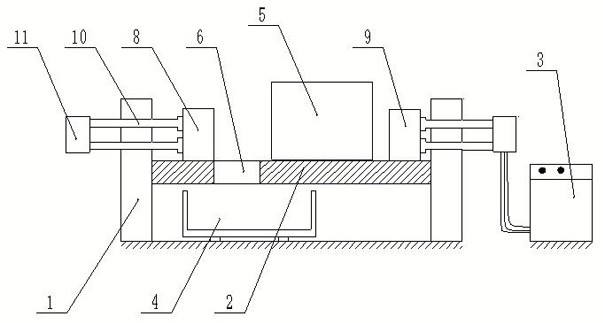 A short-process aluminum slag treatment device in front of the furnace