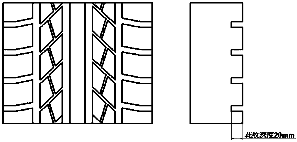 A wear-resistant and variable friction tire based on shape memory polymer