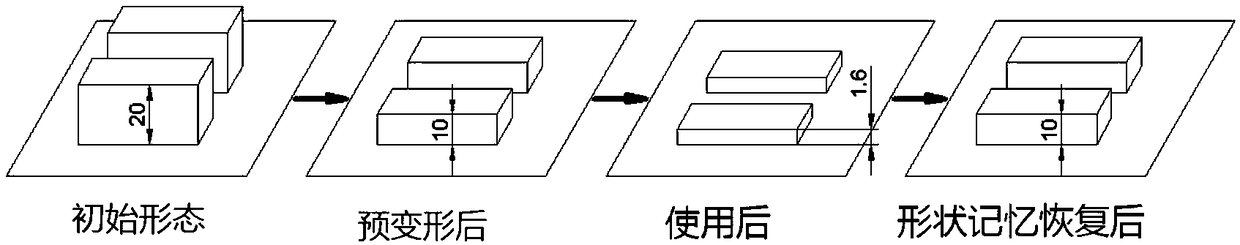 A wear-resistant and variable friction tire based on shape memory polymer