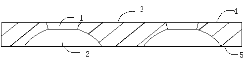 Preparation method of long-narrow trench mask plate for vapor plating