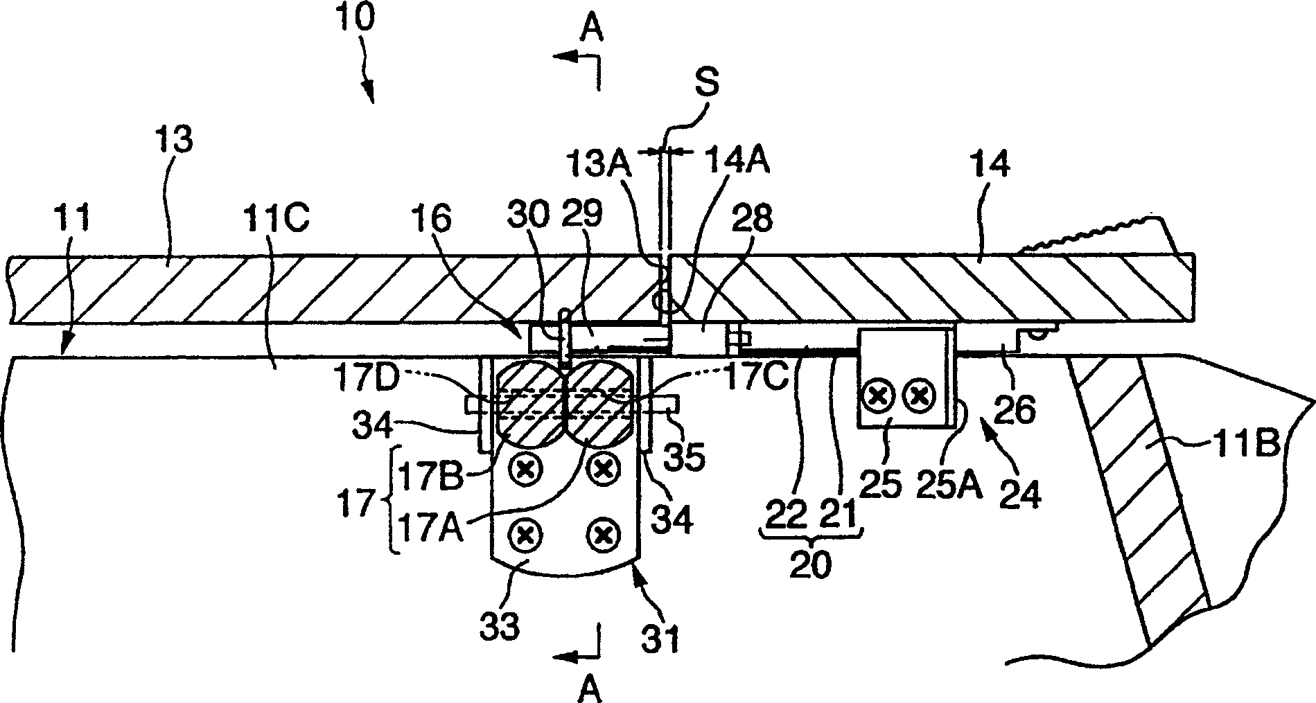 Top cover structure of keyboard musical instrument