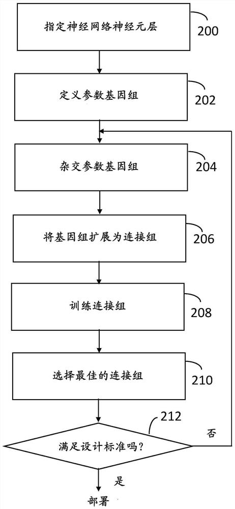 Apparatus and method for utilizing parameter genome characterizing neural network connections as building block to construct neural network with feedforward and feedback paths