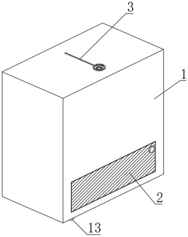 Chemical raw material production workshop peculiar smell molecule treatment device and treatment method thereof