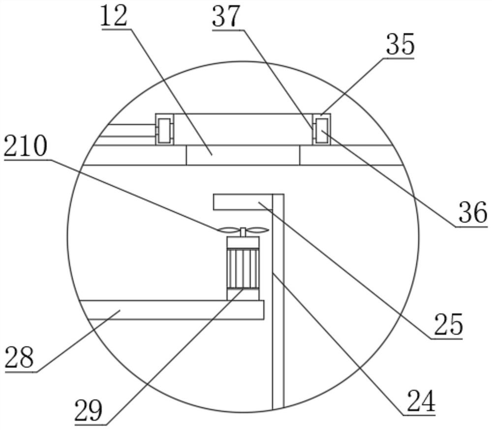 Chemical raw material production workshop peculiar smell molecule treatment device and treatment method thereof