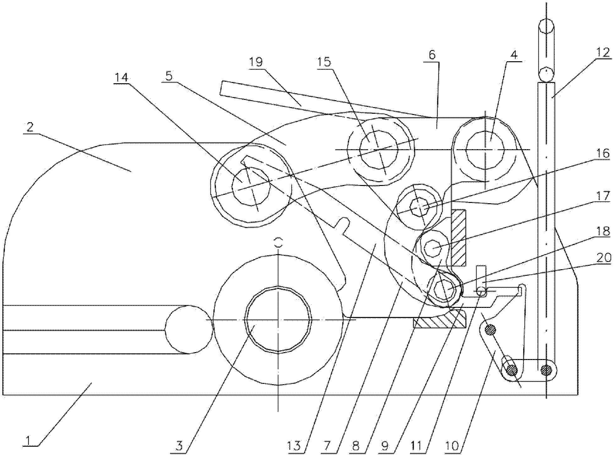 Chain cable securing device for ship