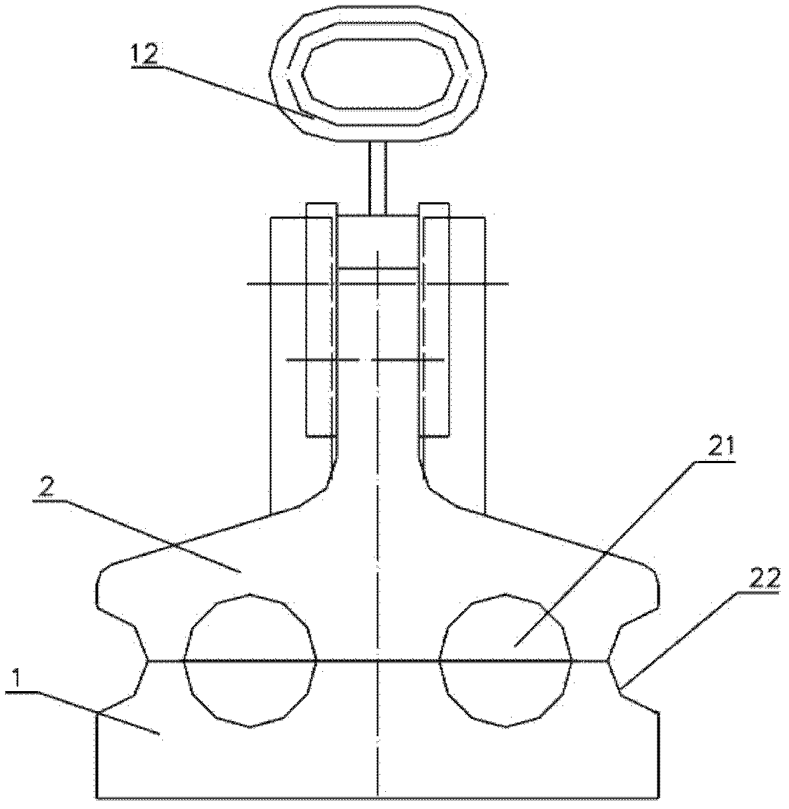 Chain cable securing device for ship