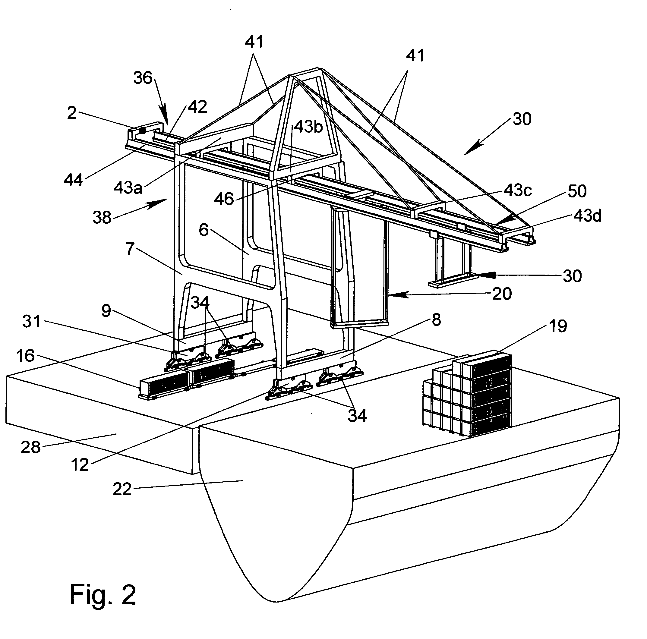 Dual trolley, single boom crane system