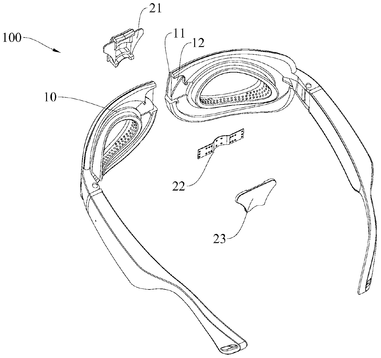 Eye massage instrument