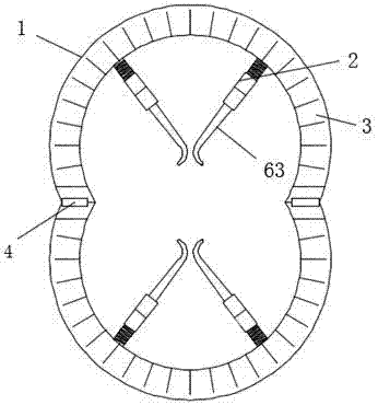 Adjustable hook type operation expansion device