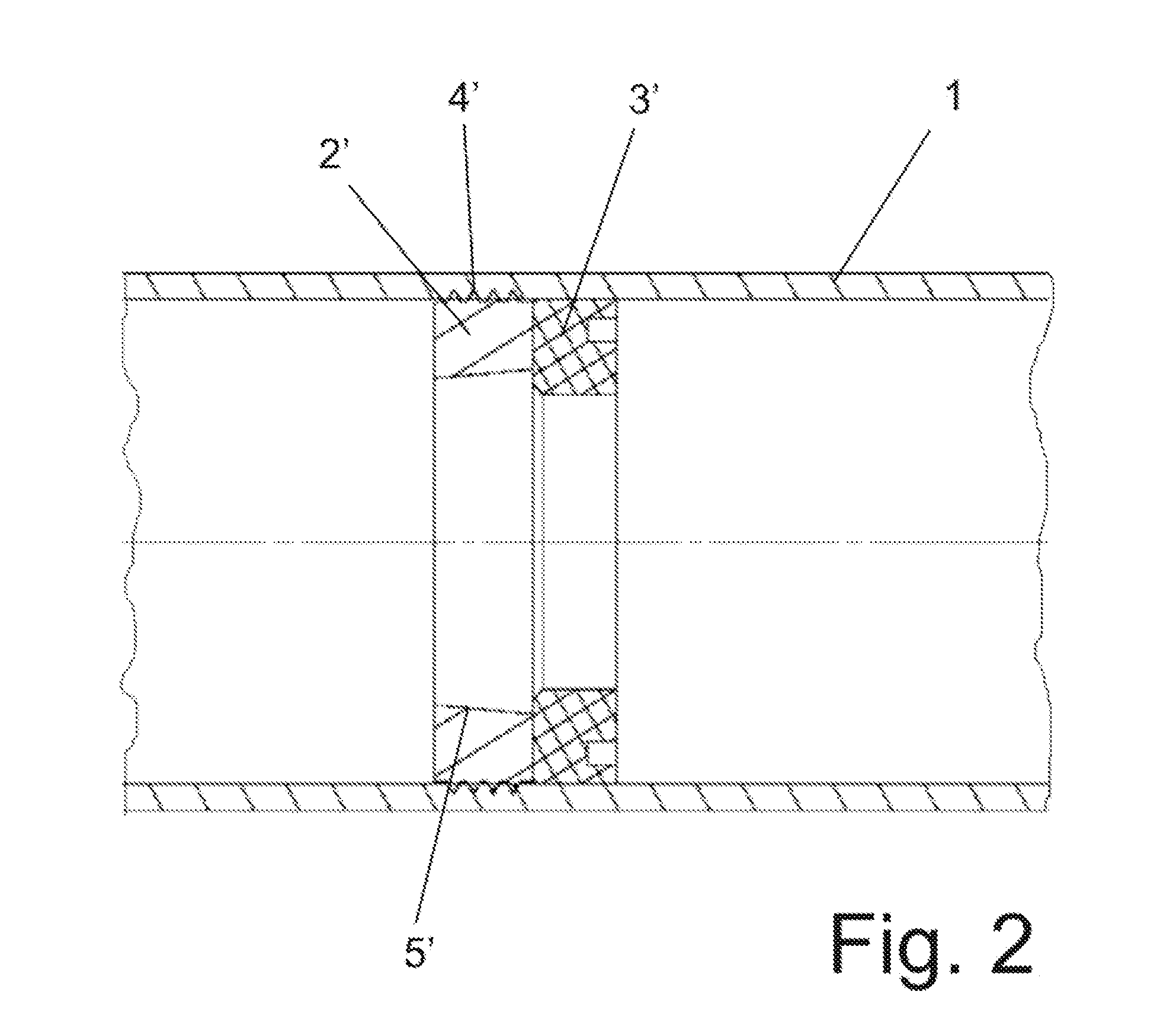 Press-fit connection for a rack housing