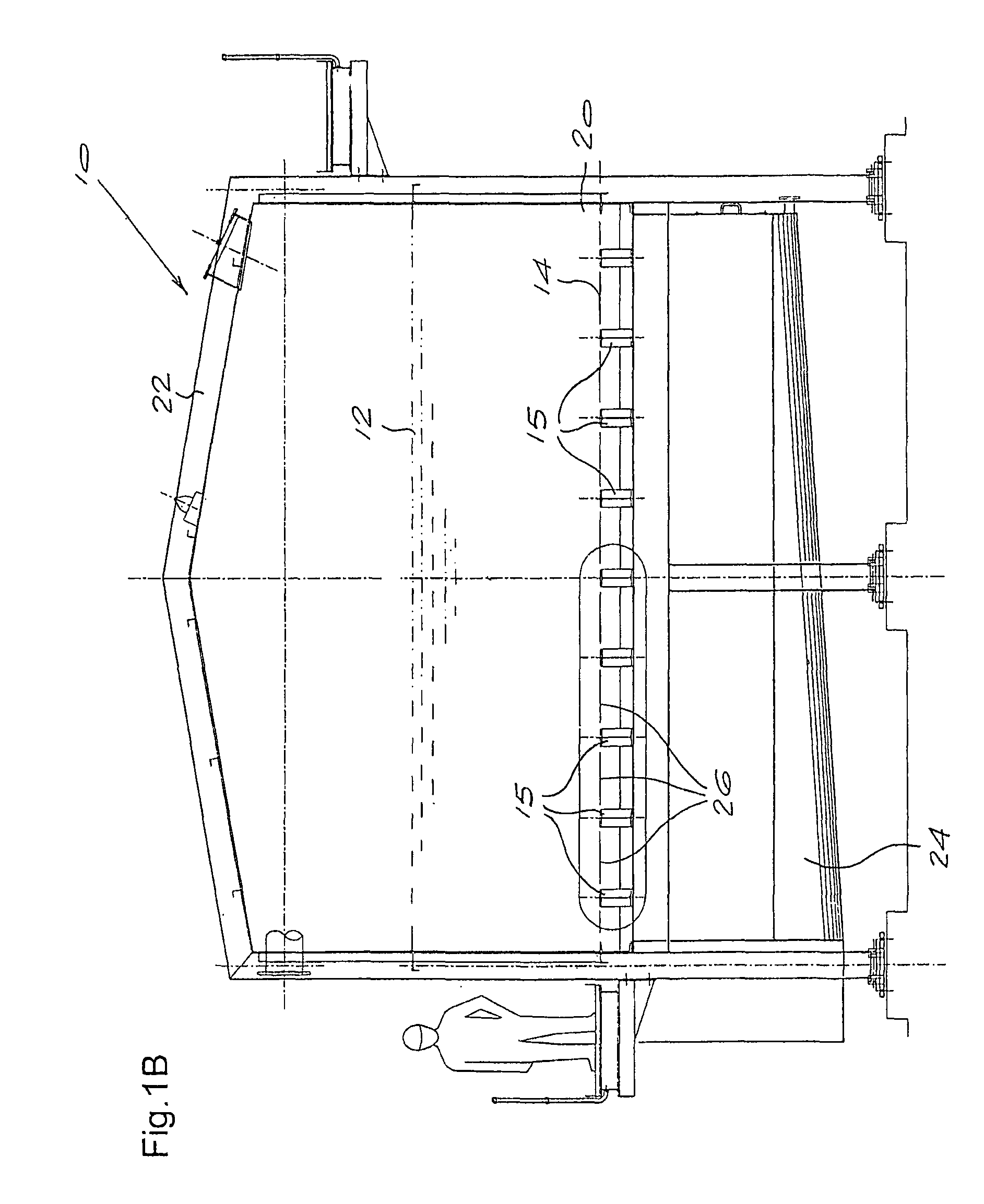 Method and apparatus for transporting a product within a diffuser