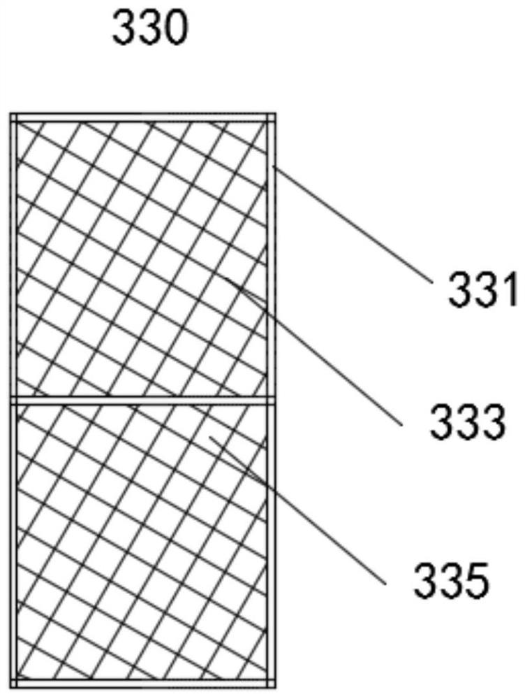 Paddle type adsorption air dryer and system and air drying method