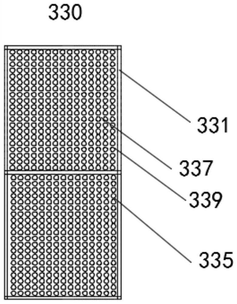 Paddle type adsorption air dryer and system and air drying method