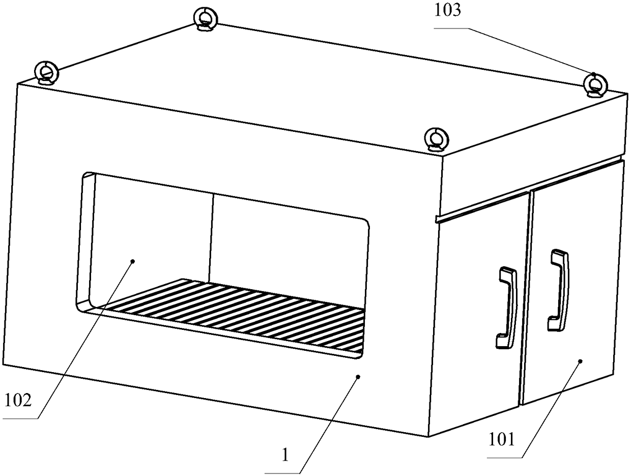 Automobile vibration test device