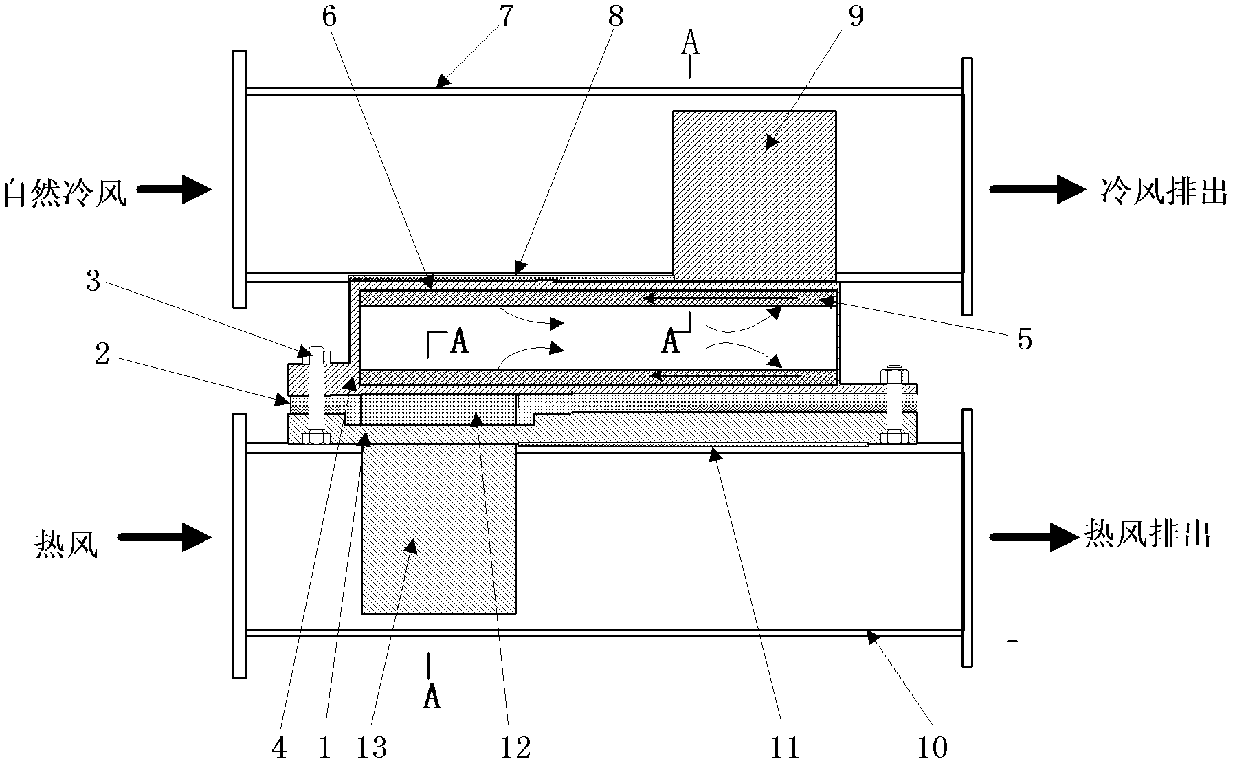 Thermoelectric power generation device implemented on driving vehicles