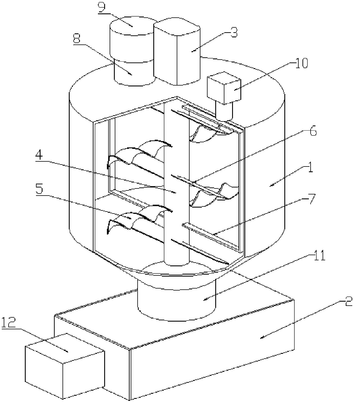 Solid silicon aluminum phosphorus molecular sieve forming method and device