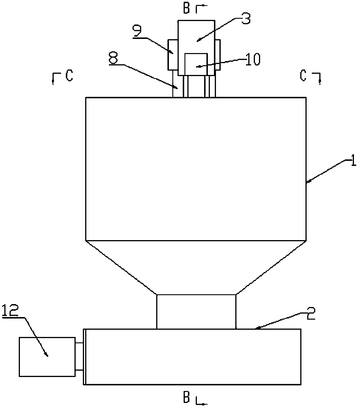 Solid silicon aluminum phosphorus molecular sieve forming method and device