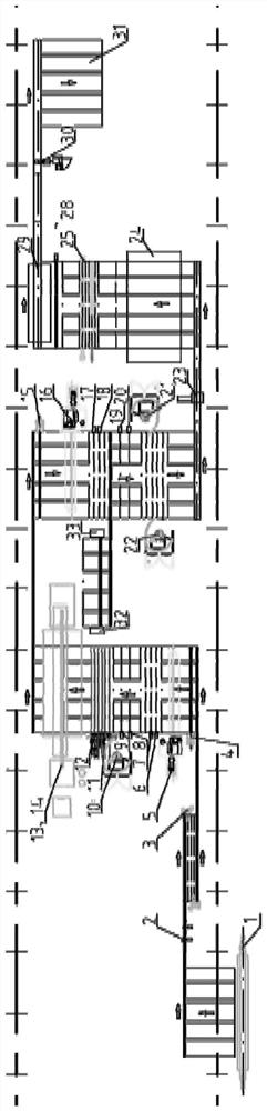 An intelligent petroleum oil casing processing production system and production method