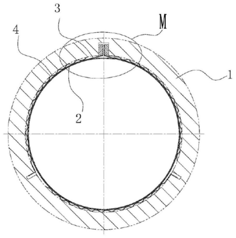 Elastic foil dynamic pressure air flotation radial bearing, motor and air compressor