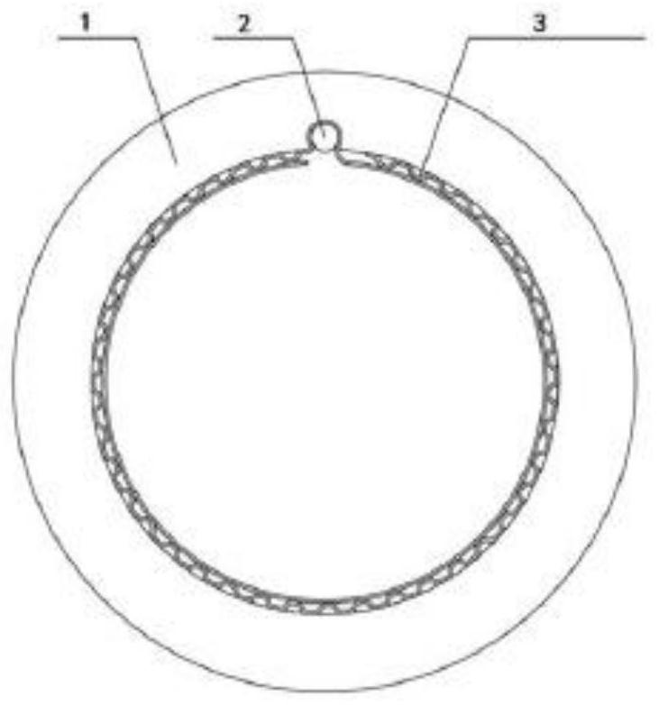 Elastic foil dynamic pressure air flotation radial bearing, motor and air compressor