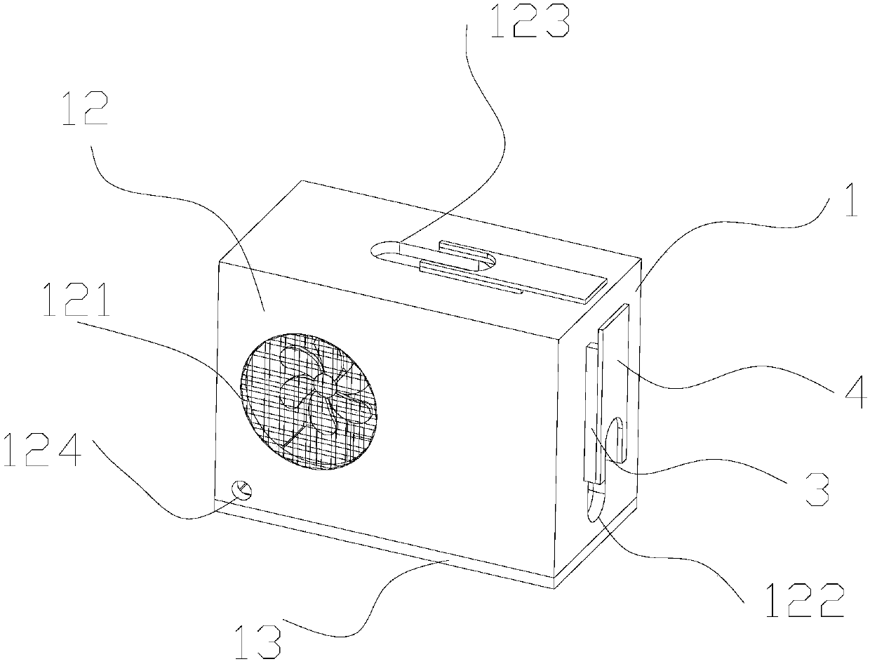 Water-pump sound insulation box with heat dissipation function