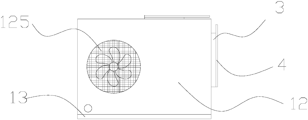 Water-pump sound insulation box with heat dissipation function