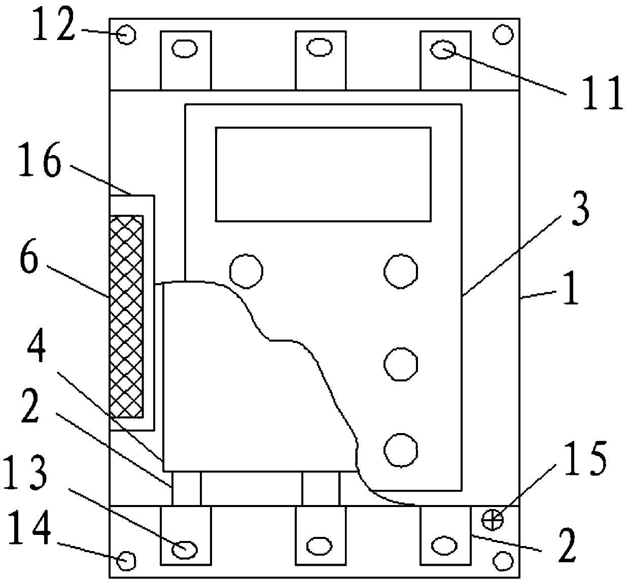 Three-phase thyristor power regulator