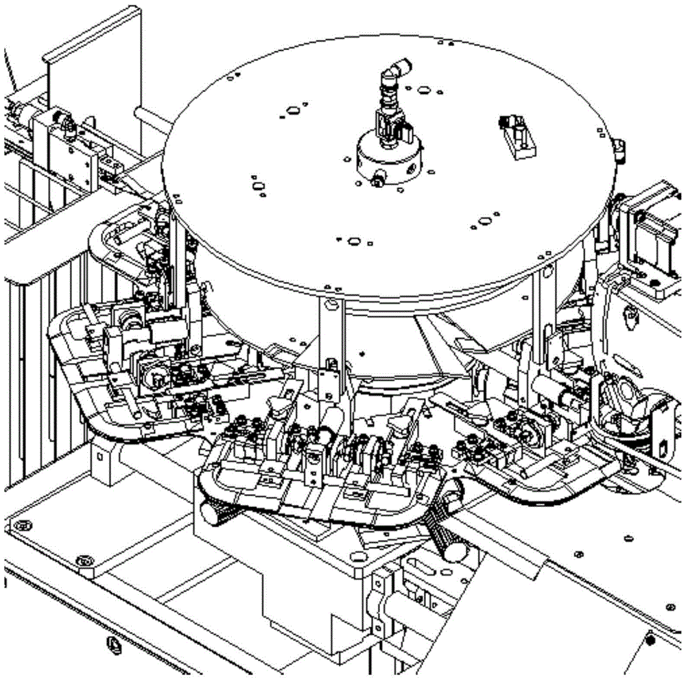 A material receiving system of an automatic sewing machine