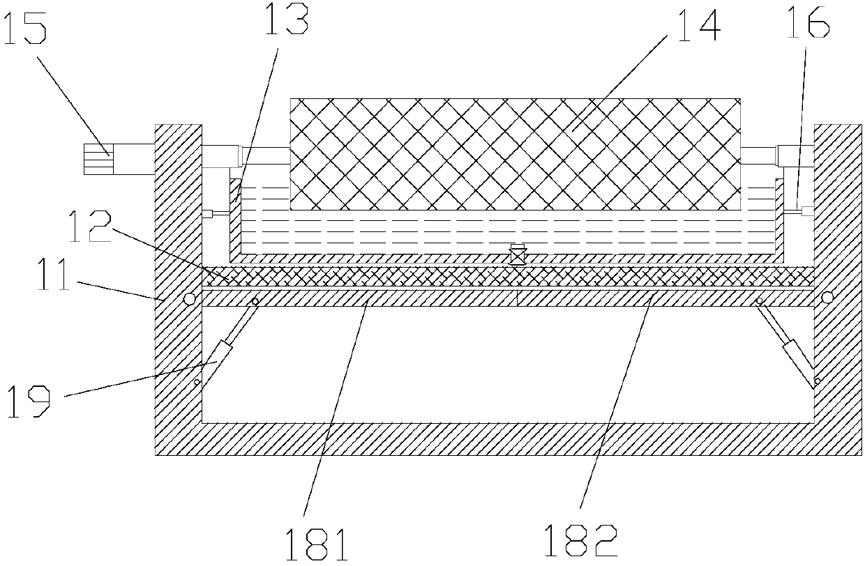 Aluminum profile extrusion die cleaning and waste water recycling device