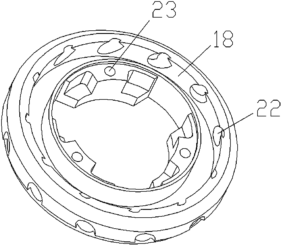 Anti-inverse disc inclined hole drilling tool and machining method thereof