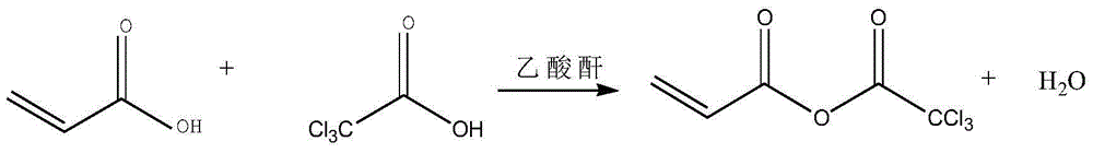 Method for synthesizing acryloyl morpholine based on anhydride