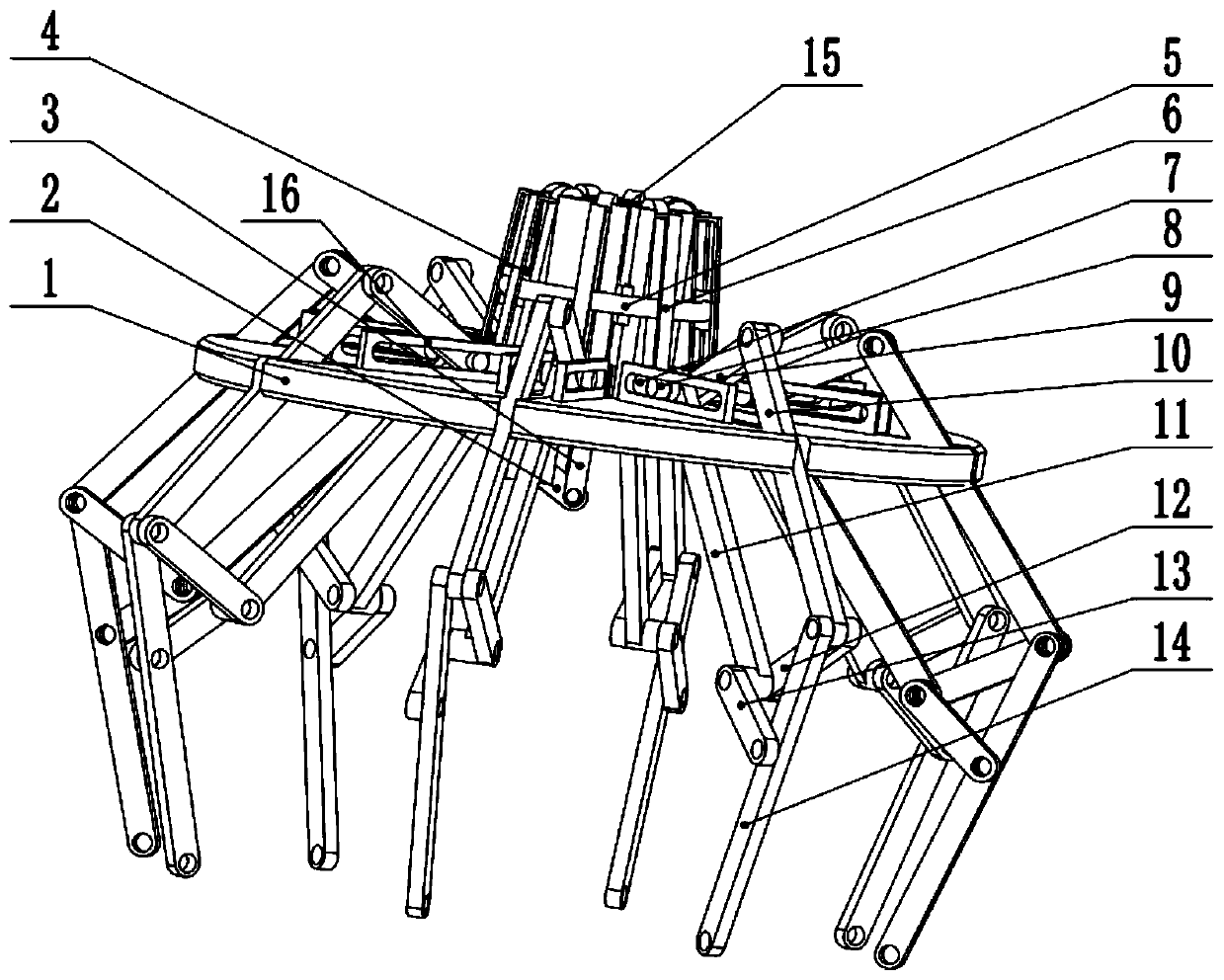 A golden jellyfish imitation mechanism based on crank slider