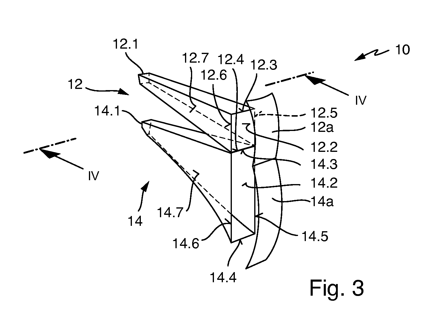 Light module for a motor vehicle headlamp, configured to generate a stripe-shaped light distribution