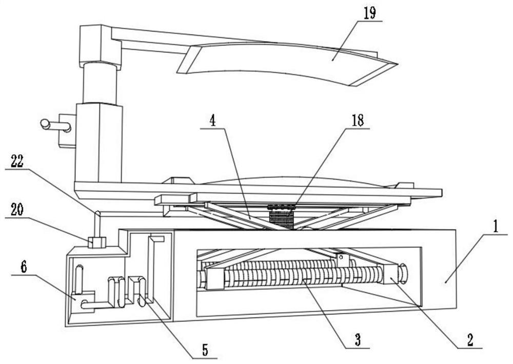 Lifting ironing table for garment production line