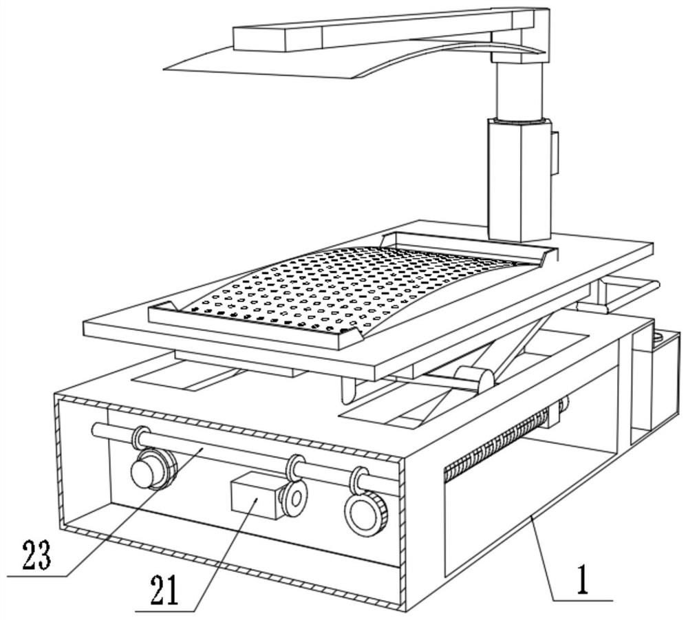 Lifting ironing table for garment production line