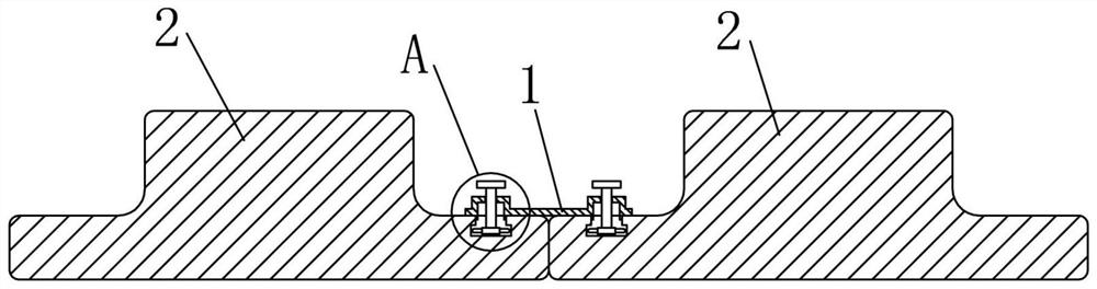 Joint connecting structure of prefabricated floor slab and construction method