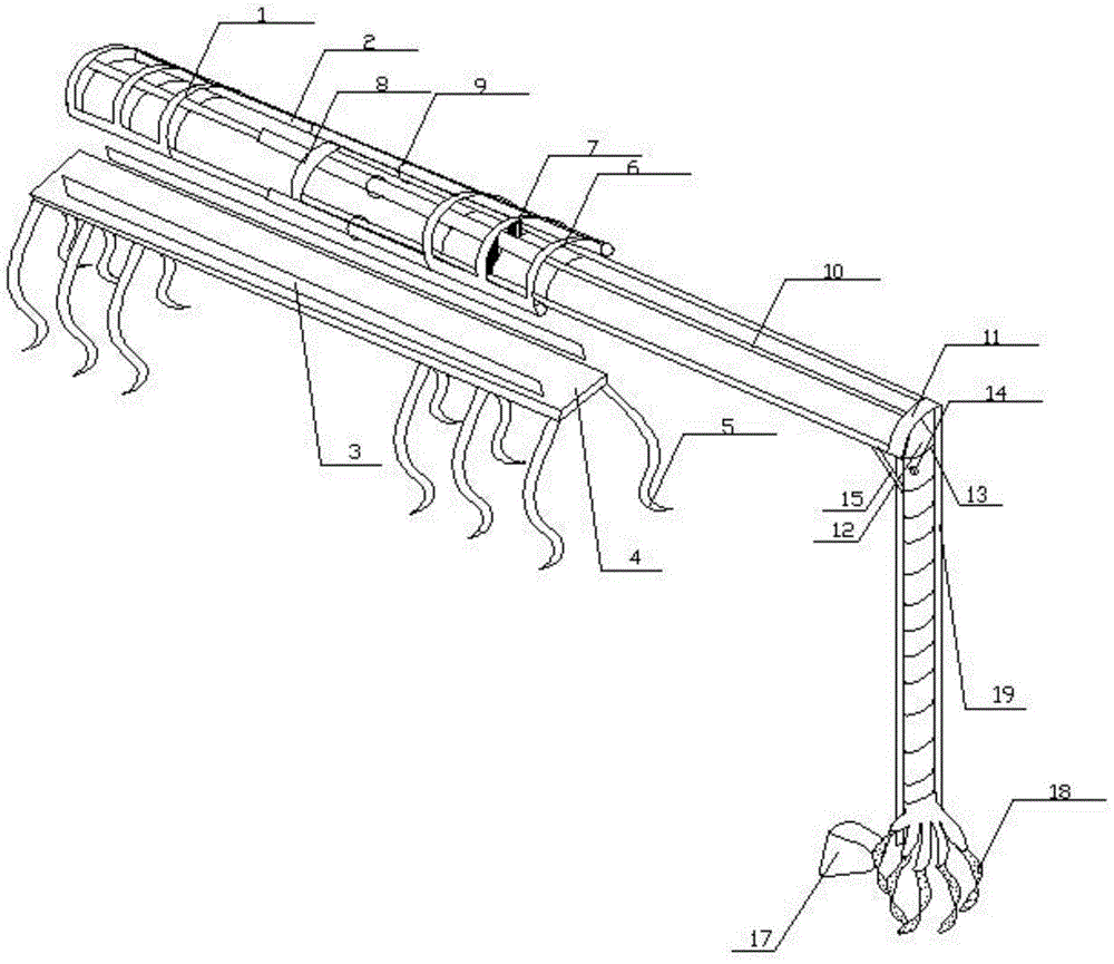 A foldable flexible knee joint function recovery device