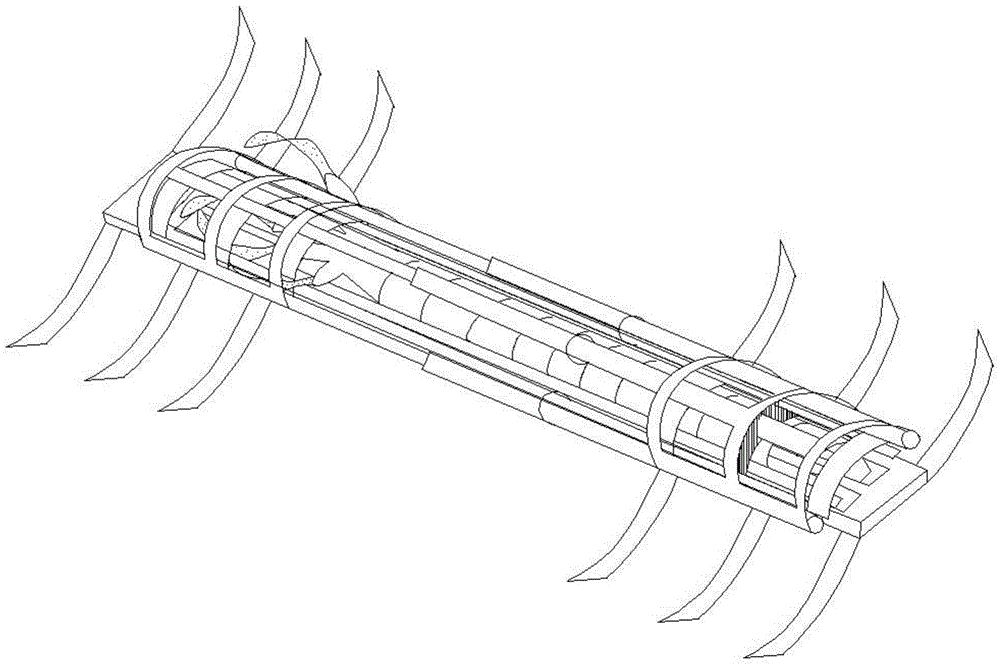 A foldable flexible knee joint function recovery device