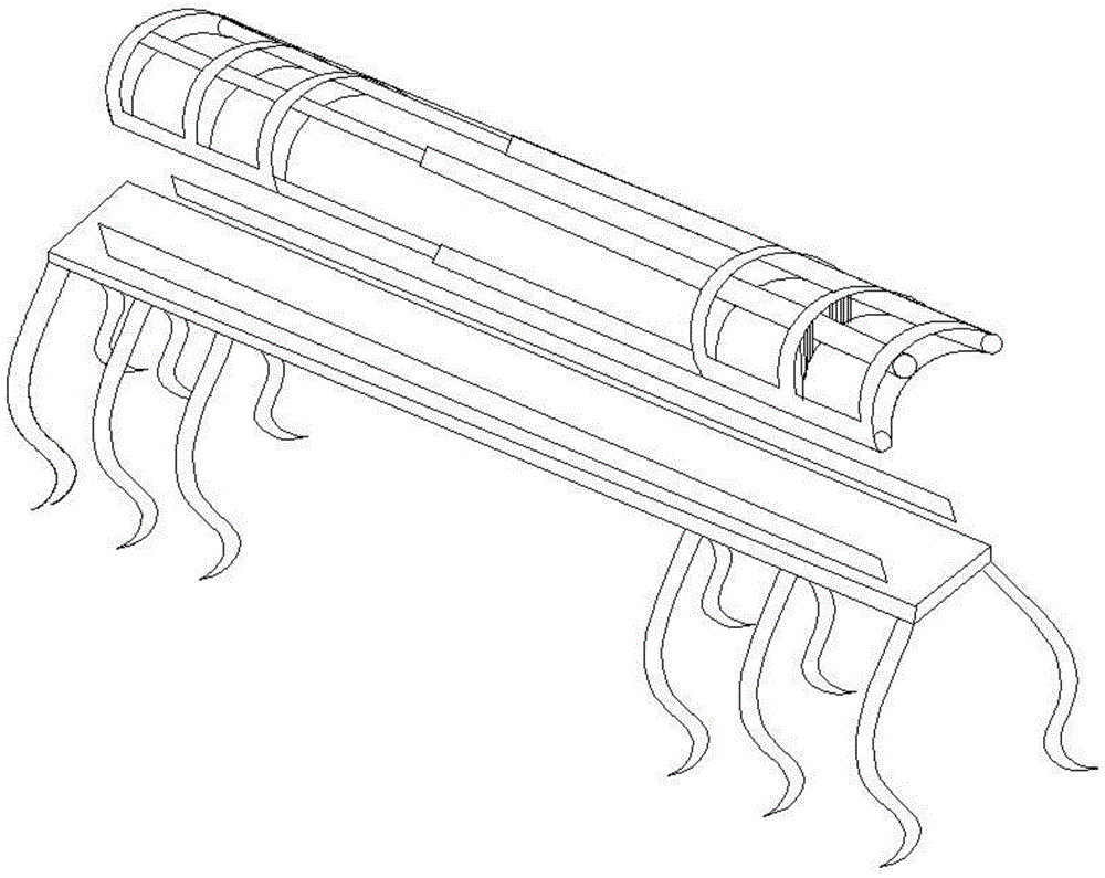 A foldable flexible knee joint function recovery device