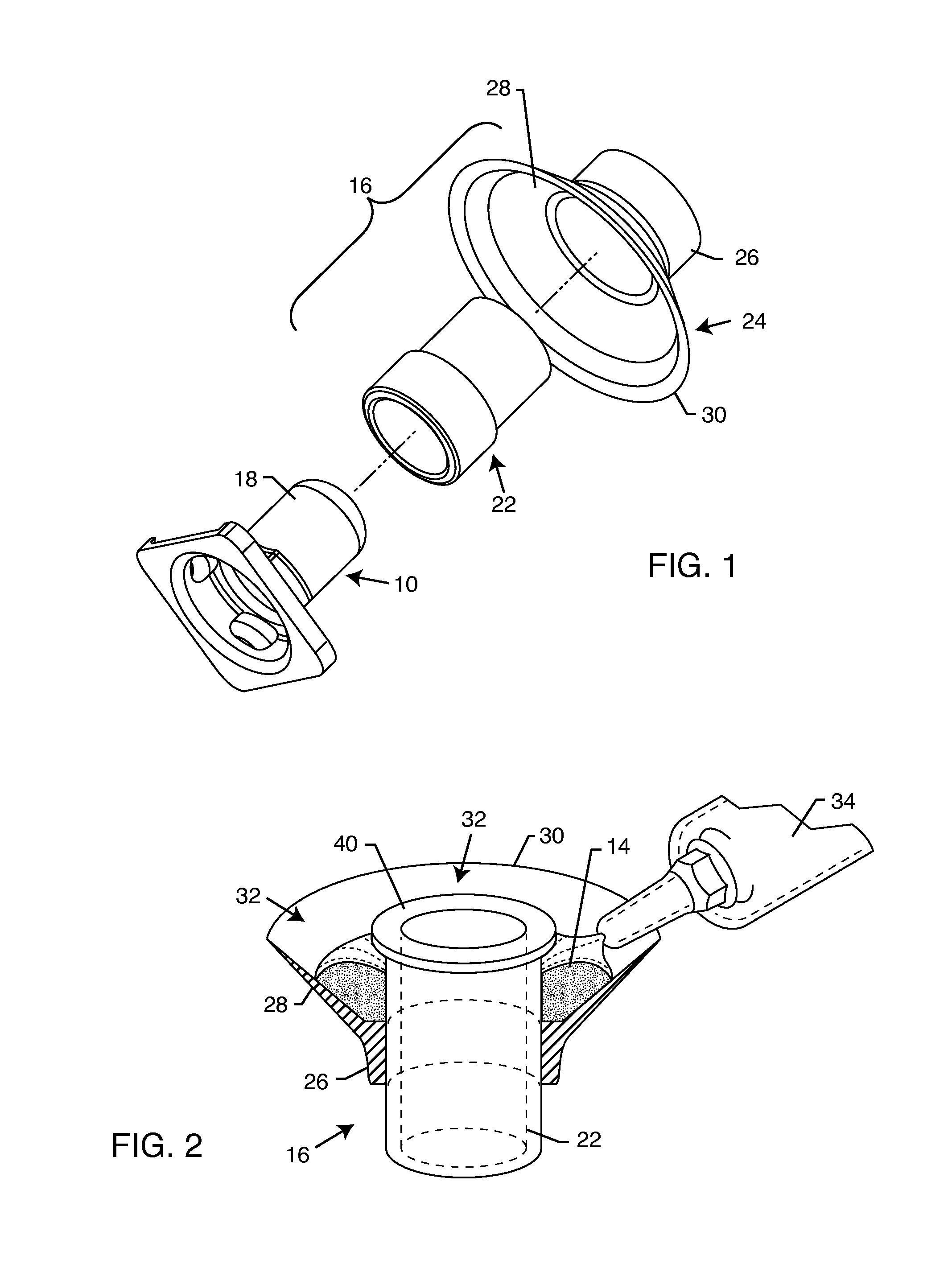 Sealant mold fixture for a domed cap