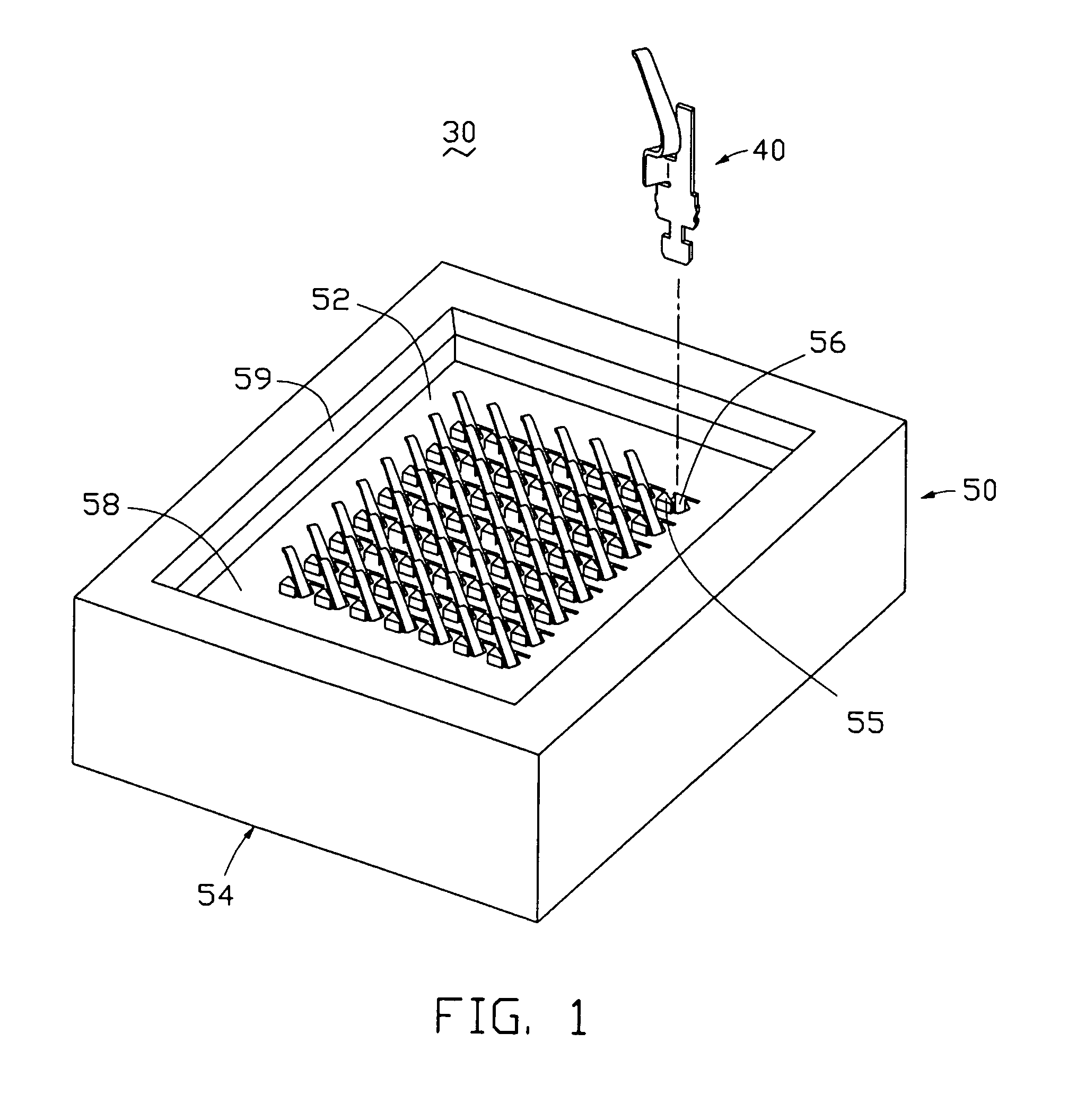 LGA contact with extended arm for IC connector