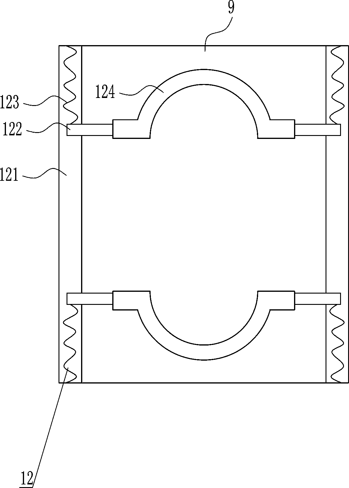 Anti-collision barrel cleaning equipment for bridge construction