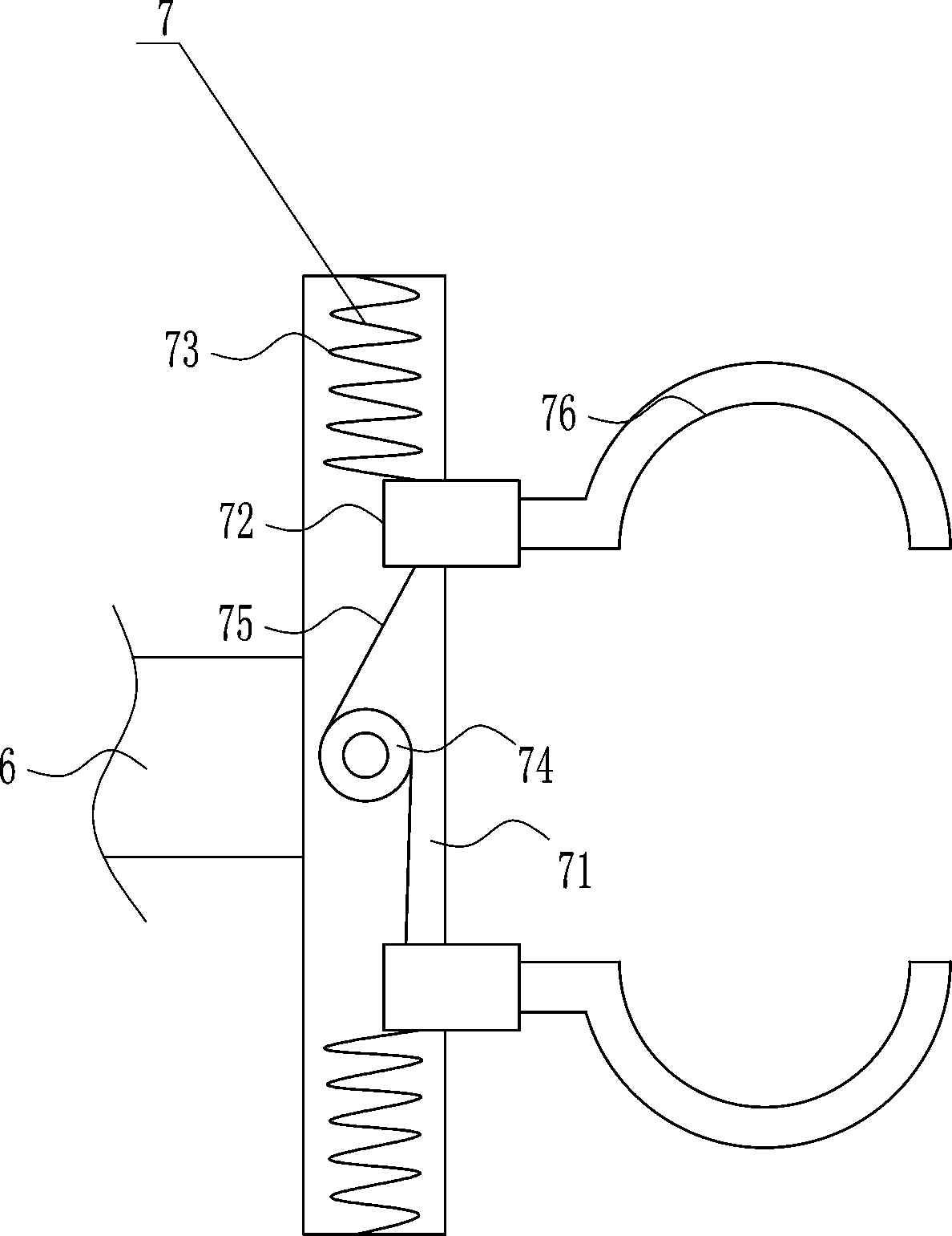 Anti-collision barrel cleaning equipment for bridge construction