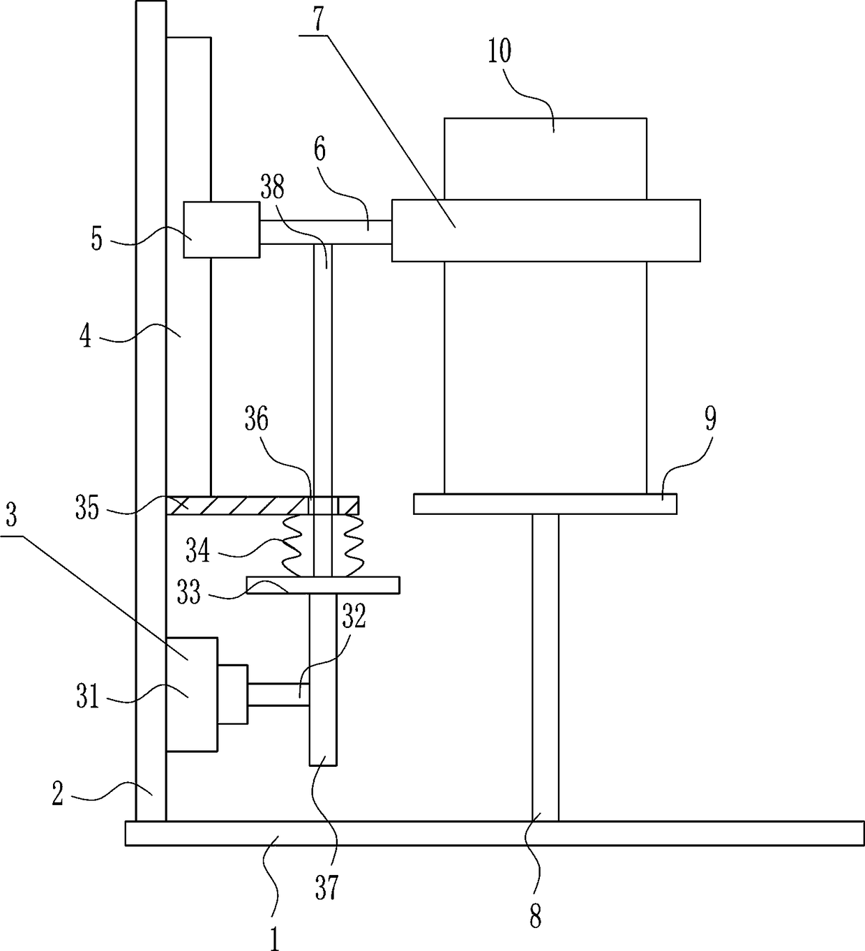 Anti-collision barrel cleaning equipment for bridge construction