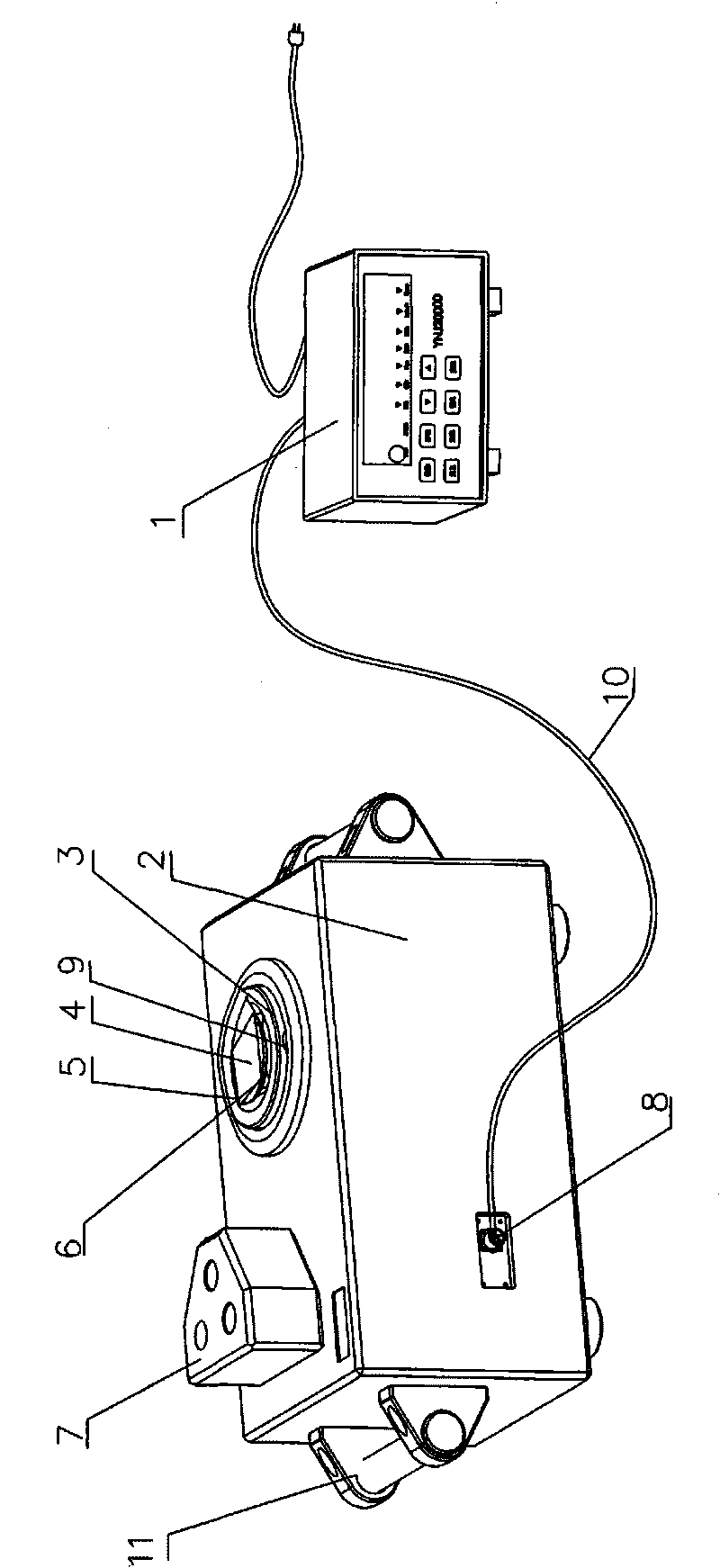 Detector for hydraulic torque wrench